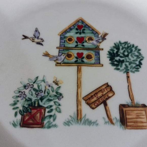 Vintage plate set - Picture 3 of 6